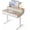 Natural2, variant on HUANUO 48 X 24 inch Electric Standing Desk with 4 Drawers, Adjustable Height Sit Stand Home Office Desk, C-Clamp Mount Compatible, Ergonomic Stand up Desk with 4 Preset Heights, Black
