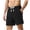 Black#mens cotton linen shorts, variant on DDAPJ pyju Mens Cotton Linen Baggy Shorts Drawstring Elastic Waist Summer Beach Shorts Lightweight Breathable Lounge Cruise Vacation Shorts with Pockets Army Green M