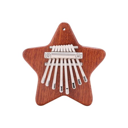 Mini For Kids Adult Beginners Musical Instrument With Lanyard Finger Keyboard Valentine s Day Kalimba Thumb Piano Finger Harp Finger Piano STAR