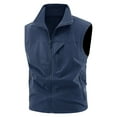 thumbnail image 2 of Xzbqbs Men's Windproof Lightweight Golf Vest Outerwear with Pockets Softshell Sleeveless Jacket for Running Hiking Sports Workout, 2 of 3