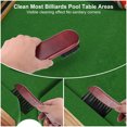 thumbnail image 3 of Uxcell Pool Table Cleaning Brush Set Table Brush Rail Brush Cue Cleaning Cloth Sticky Lint Roller Spare Core Wine Red, 3 of 6