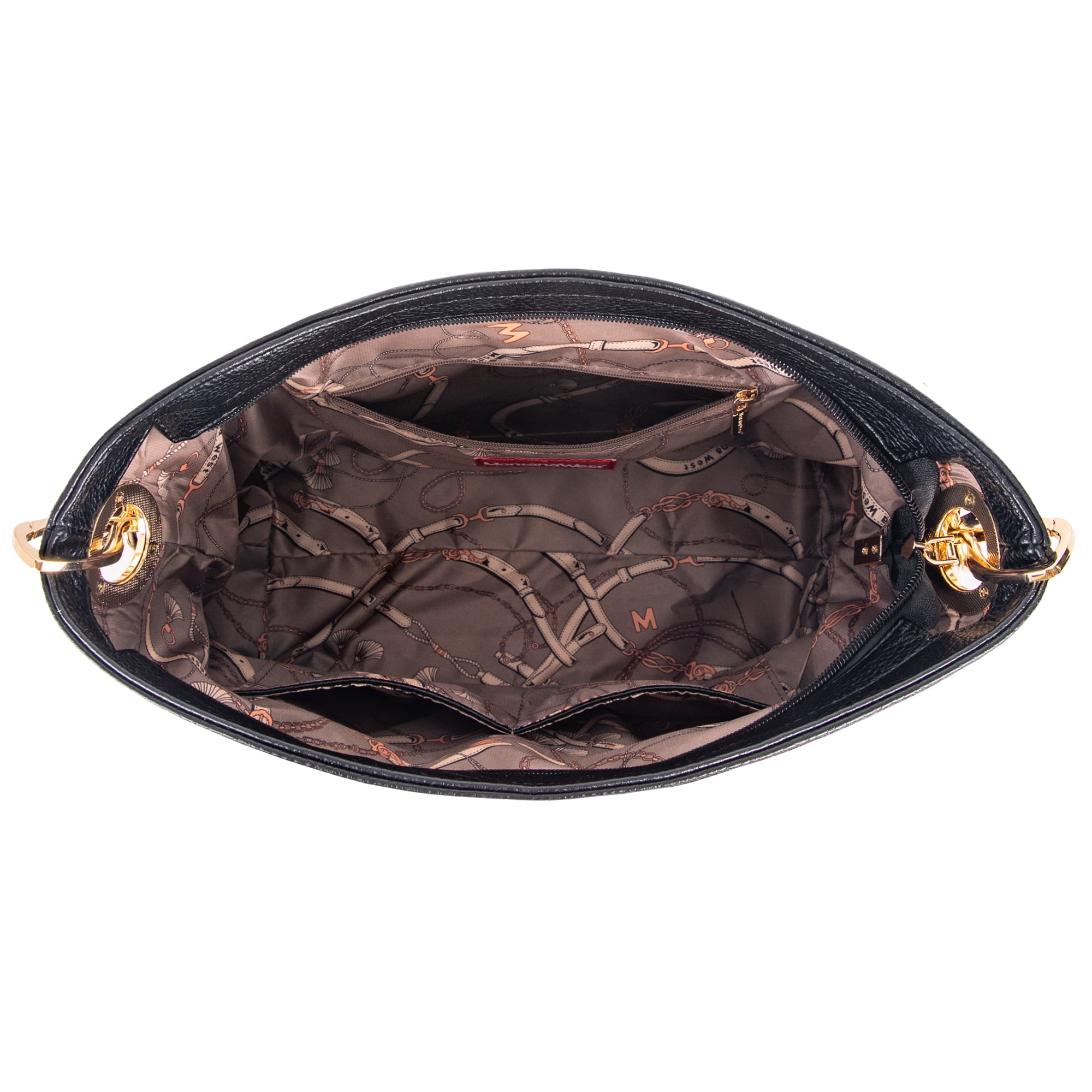 Montana West Hobo Bags for Women Top Handle Satchel Shoulder Purse Bucket Handbag, Black