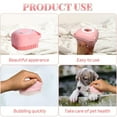 thumbnail image 4 of Pet Bath Massage Brush Soft Bubble Brush for Dogs Silicone Dog Shampoo Shower Brush Pet Bath Brush and Shampoo Dispenser Washing Brush Dog Brushes for Grooming for Short Haired Dogs Cats(Pink), 4 of 5