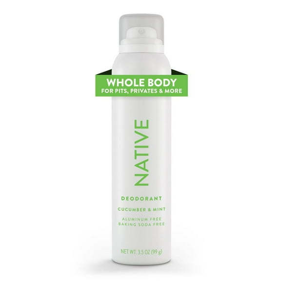 Native Whole Body deodorant, Cucumber & Mint, 99G