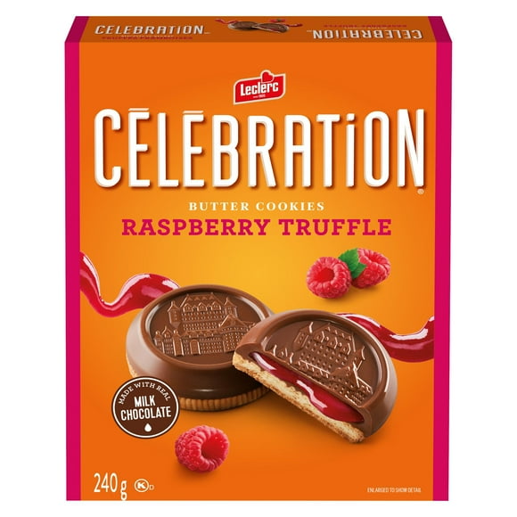 Celebration Truffle Framboise Chocolat au lait Biscuits 240g / Biscuits en Boite