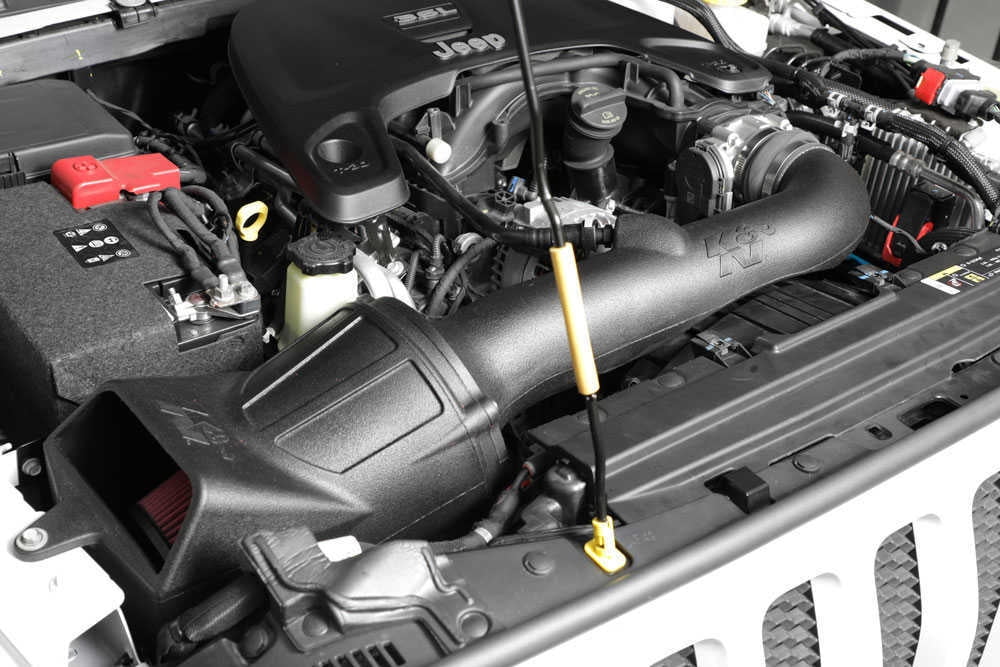 KN 18-20 Jeep Grand Cherokee 3.6L V6 Performance Intake Kit Fits select: 2018-2019,2021 JEEP WRANGLER UNLIMITED