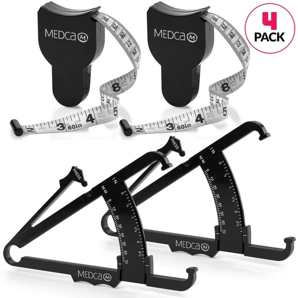 Body Tape Measure and Skinfold Caliper for Body Set (Pack of 2