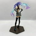 thumbnail image 4 of Figura de Hatsune Miku de dibujos animados de 23cm, cantante Kawaii, falda negra, chica guay fantasma, juguete de modelos coleccionables en PVC, decoración de pasteles, 4 of 4