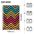 thumbnail image 3 of Colorful Line Ring Binder Notebook Journey Note Diary College Ruled Spiral Notebook Study Loose Leaf Paper A5 60 Pages, 3 of 8