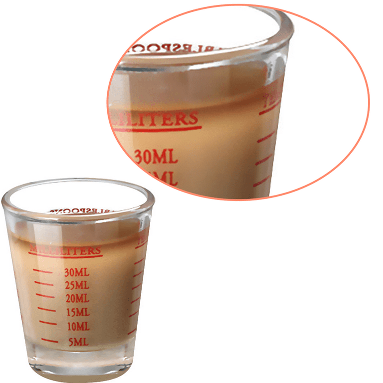 Measuring Cup Shot Glass Espresso Shot Glass Liquid Heavy Glass