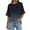 Color -1, variant on cocolona Womens Summer Oversized T-shirts Fashion Casual Short Sleeve Tops Crew Neck Loose Blouses Gradient Color Tees with Pockets Navy XL
