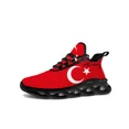 thumbnail image 1 of Zapatillas deportivas turcas para hombre y mujer, de alta calidad, con cordones y malla, hechas a medida, color negro., 1 of 6