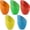 Multicolor, variant on NOGIS 5 Pcs 42mm/1.65inch Plastic Lamp Shade Replacement Floor Lamp Shade Cover Shade for Pendant Light Floor Lamp Bedroom - Multicolor