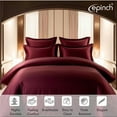 thumbnail image 6 of 3 Sided Zipper Duvet Cover Set Easy to Use Home & Hotel Soft Microfiber 3 PCS 1-Duvet Cover & 2- Pillow Sham No Comfoter Alaskan King_132 X 120 Inch, 6 of 6