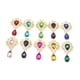 thumbnail image 5 of 10 Uds Adornos de Diamantes de Imitación BLESIY Botón de Diamante Metal Multicolor Espalda Plana, 5 of 8