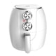 thumbnail image 1 of Brentwood 3.2-Quart Small Electric Air Fryer, Timer & Temp. Control (white, silver), 1 of 5