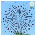 thumbnail image 7 of July 4th Window Cling Decal for Glass and Home Decor. Double Sided Reusable Party Decoration. Made In America., 7 of 7