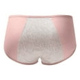 thumbnail image 4 of Daznico Womens Underwear - Underwear Women's Crotch Mid Waist Side Leakage Sanitary Pants Menstrual Menstrual Pants Pants - Panties for Women,Color:Pink,Size:L, 4 of 5