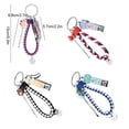 thumbnail image 2 of Women Fashion Keychain with Pendant Personalized Nail Clippers Keyring Portable Key Chain Keys Jewelry Accessory Purple Pink Type 1, 2 of 7