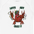 thumbnail image 4 of Inktastic Mardi Gras Let's Get Cray Crayfish with Beads Boys or Girls Baby Bodysuit, 4 of 5