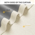 thumbnail image 5 of Full Blackout Curtains for Bedroom & Living Room, Grommet Drapes, Thermal Insulated Textured Blackout Curtains 2 Panels Set, W50" x L96", Cream, 5 of 7