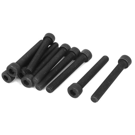 

Uxcell M8 x 60mm 12.9 Alloy Steel Machine Bolt Hex Socket Head Cap Screws Black 10pcs