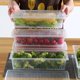 thumbnail image 5 of Desagüe para cajas de almacenamiento frescas con tapete de drenaje para refrigerador de cocina organizador de almacenamiento de frutas vegetales Boxe,11 Feliz Sencillez, 5 of 5
