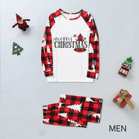 

Yubatuo Christmas Pajamas Family Christmas Pajamas Matching Sets Family Matching Pajamas Set Xmas Sleepwear Christmas Jammies Christmas Pjs Sets for Women Men Boy Girl Best Christmas Gift