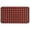 Red Black Checkerboard, variant on Black White Triangle Checkered Pattern Door Rugs,Washable Non Slip Door Mats Indoor,Decorative Door Mats,Entry Mat Indoor for Entrance,Bedroom,Kitchen,Bathroom,30"x17"