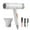 White-B, variant on Kehuo Wireless Charging Portable Hair Dryer, 500W Cordless Hair Dryer - Home Hair Salon Quick-Dry Negative Ion Hair Dryer for Normal & Curly Hair