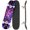 Pattern2, variant on Complete Skateboard Vibrant Tropical Pineapple 31 Inch 7-Ply Maple Skateboard with PU Wheels and Aluminum Trucks, Ready-to-Ride Skateboard for Beginners, Teens and Adults