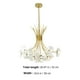 thumbnail image 3 of 1pc Crystal Craft Lámpara colgante de la lámpara de araña de interior Decoración de la lámpara de techo, 3 of 6
