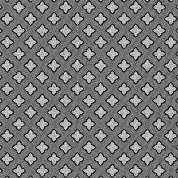 Ahgly Company Machine Washable Indoor Square Transitional Dark Gray Area Rugs, 4' Square