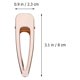 thumbnail image 2 of OUNONA 30Ud Clips Para El En Metal Dorado Con Punta Simple Accesorios Para Peinados, 2 of 8