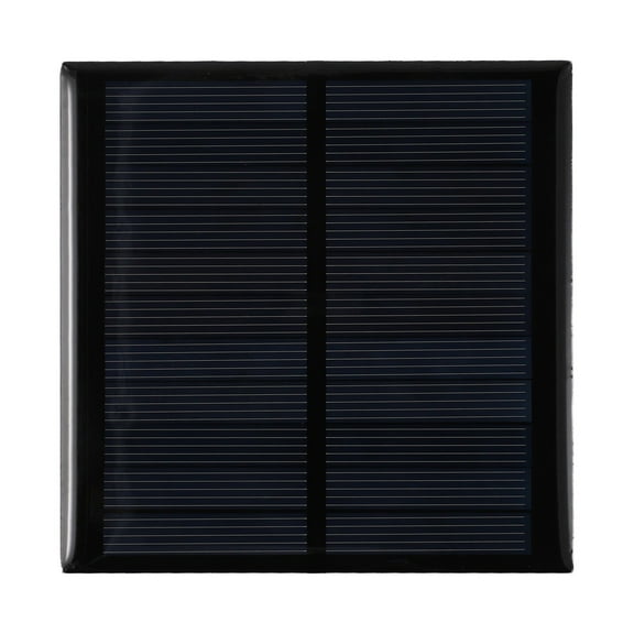 Mini Solar Panel Portable Solar Bank 1W 5.5V Waterproof Monocrystalline Silicon Smile Home
