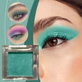 thumbnail image 2 of HHBEAUTY Matte Shimmer Single Mint Green Eye Shadow Palette Makeup, Eyeshadow Long Lasting Waterproof Cruelty-Free, High Pigment, 2 of 6