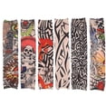 thumbnail image 3 of 6 medias con mangas para tatuajes, tatuajes temporales falsos, funda elástica de protección solar para hombre y mujer, 3 of 5