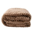 thumbnail image 5 of Frazada Descanso Térmica Taupe Sherpa Café, 5 of 5