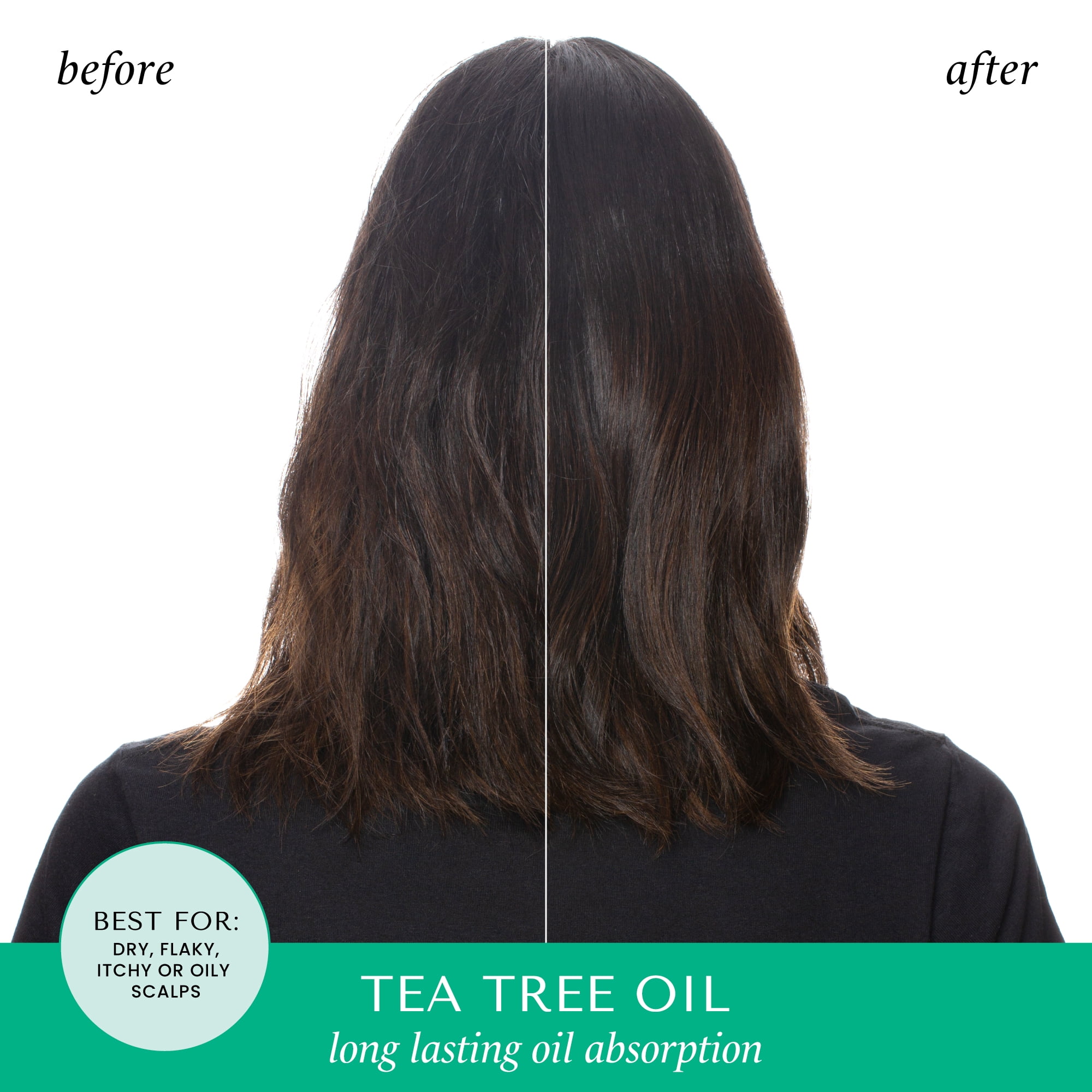 HASK Tea Tree Invigorating Dry Shampoo, 8.1oz