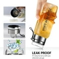 thumbnail image 4 of ACDANC 40oz Glass Water Bottles - Large, Clear, Borosilicate Glass Water Bottle with Stainless Tea Infuser - Cup-Function Lid, Neoprene Sleeve, Strap - Wide Mouth BPA free, for Tea, Beverages, Juice, 4 of 4