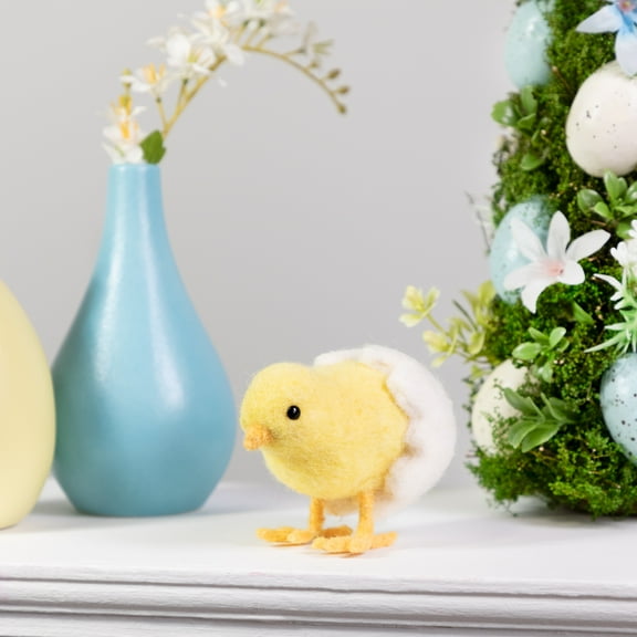 Northlight Hatching Egg Baby Spring Chick Easter Figurine - 4.5"