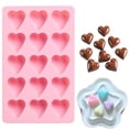 thumbnail image 4 of Heart Silicone Ice Cube Tray Mold Reusable Easy Release Ice Maker, 4 of 6
