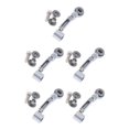 thumbnail image 3 of Goriertaly Universal Motorcycle Brake Master Fluid Reservoir Oil Cup Bracket Sleek and Efficient Gray 5Set, 3 of 6