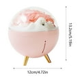 thumbnail image 3 of Gnmfd Space Flower Humidifier Portable USB Rechargeable Silent Cool Mist Diffuser With Colorful Night Light Two Spray Modes For Bedroom Office Home Decor Relaxation Gift Use, 3 of 7