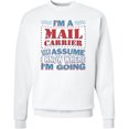 thumbnail image 2 of Inktastic Mail Carrier Postal Worker Adult Sweatshirt, 2 of 4