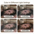 thumbnail image 7 of ODIKA 6'x9' Washable Area Rug Non-Slip, Easy Care, Pink Grey Symmetrical Radiating Polished Effect Artwork Contemporary for Family Room, Living Mater Bedroom, 7 of 7