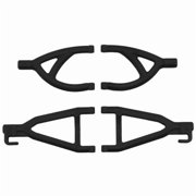 RPM RPM80602 Rear Upper and Lower A-Arms for Traxxas .06Th E-Revo - Black