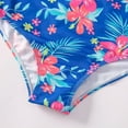 thumbnail image 6 of URMAGIC Girls Flower Long Sleeve UPF 50+ Zipper One Piece Swimsuit 2-12 T, 6 of 8