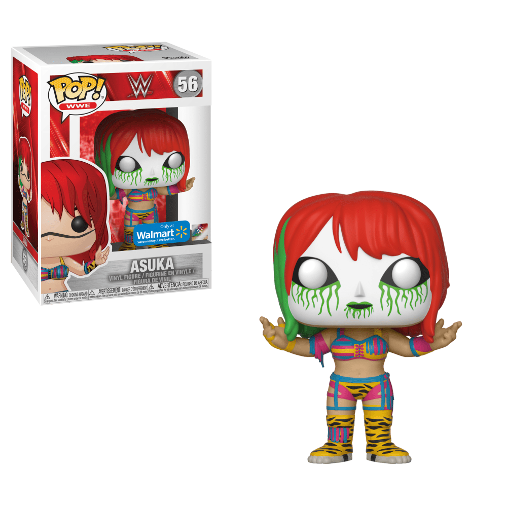 Funko POP WWE: Asuka - with white/green mask - Walmart Exclusive - Walmart.com - Walmart.com