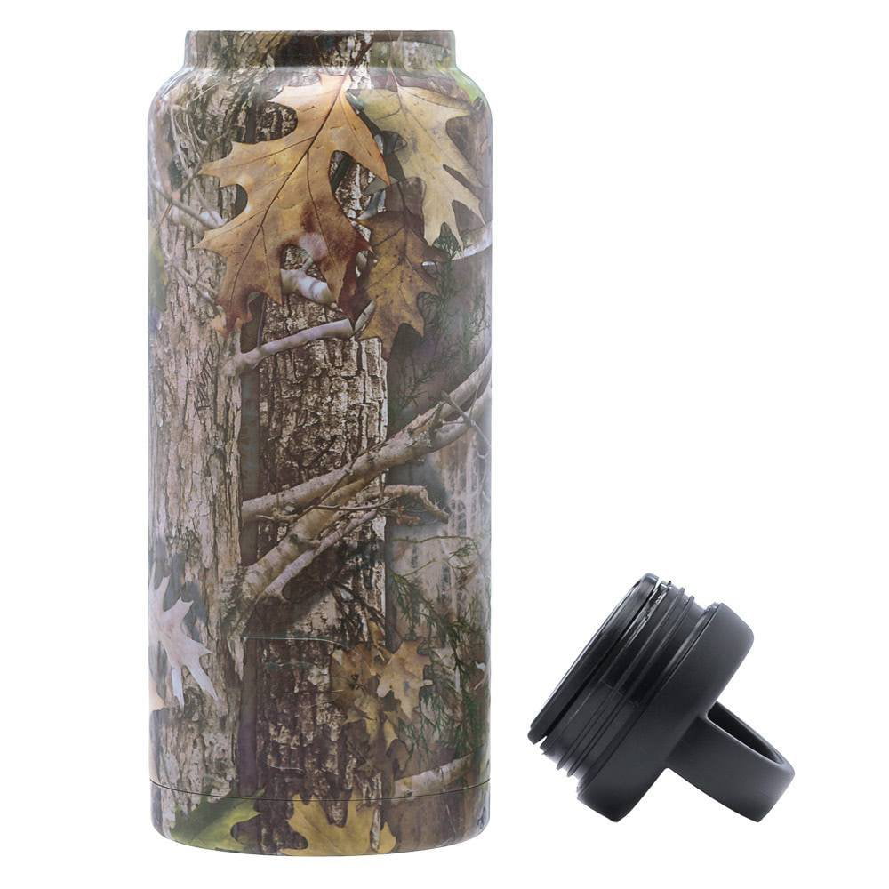 Ducks Unlimited Camo Insulated Thermos With Cup, New Unused, 12H Auction